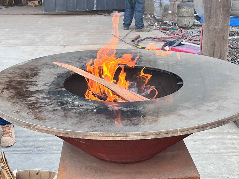 Camping Corten Bbq Grills At Terrace New Zealand